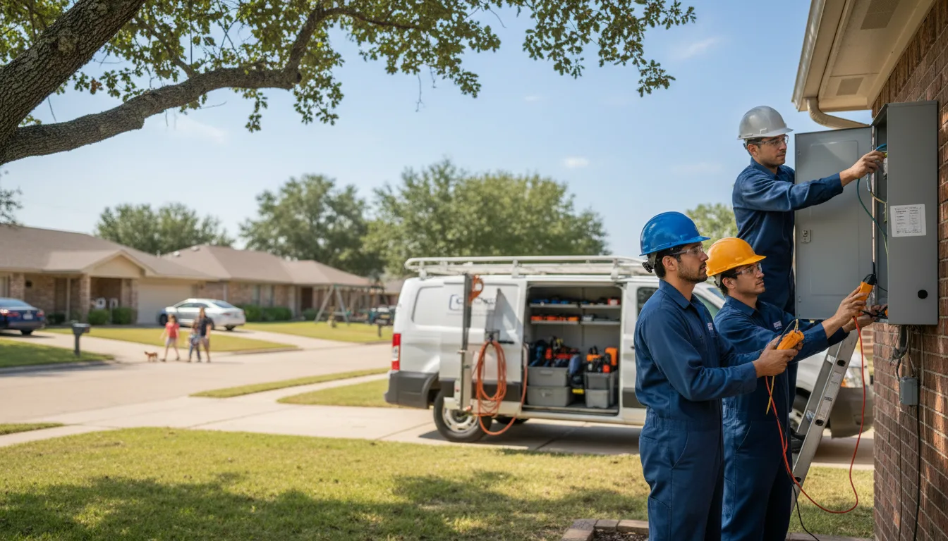 Certified electrician providing emergency electrical services in Matteson, IL
